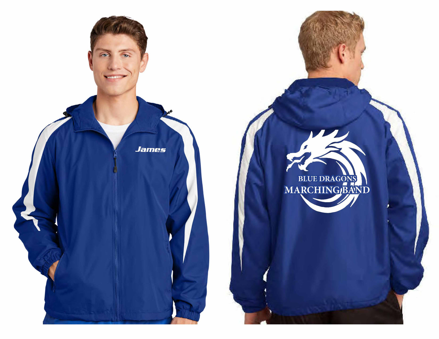 Blue Dragons Embroidered Jacket