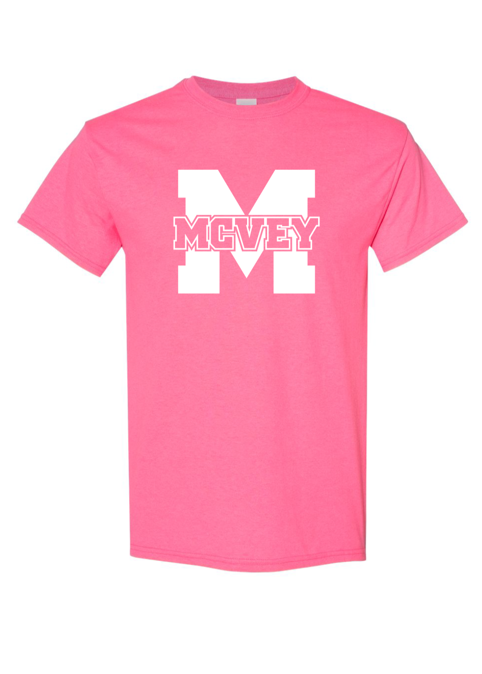 NEW! Pink MCVEY Youth/Adult T-Shirt