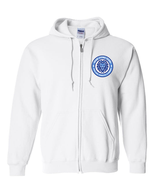 Full-Zip Hooded Sweatshirt (youth/adult)
