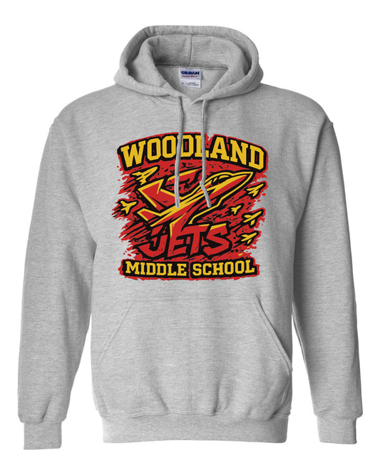 Woodland JETS Hooded Sweatshirt (youth/adult)
