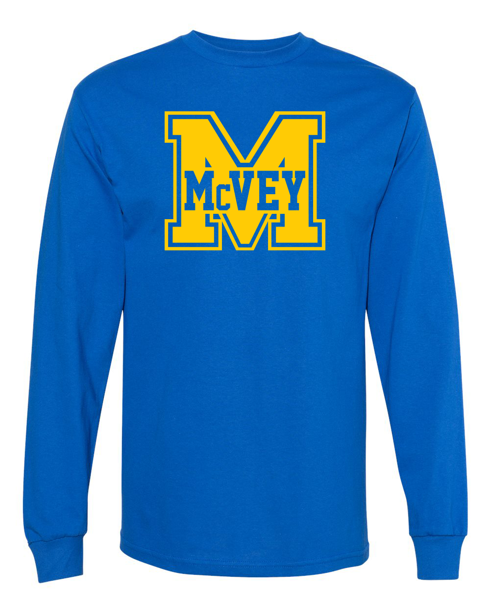 "M" McVey, Youth/Adult Long Sleeve Shirt