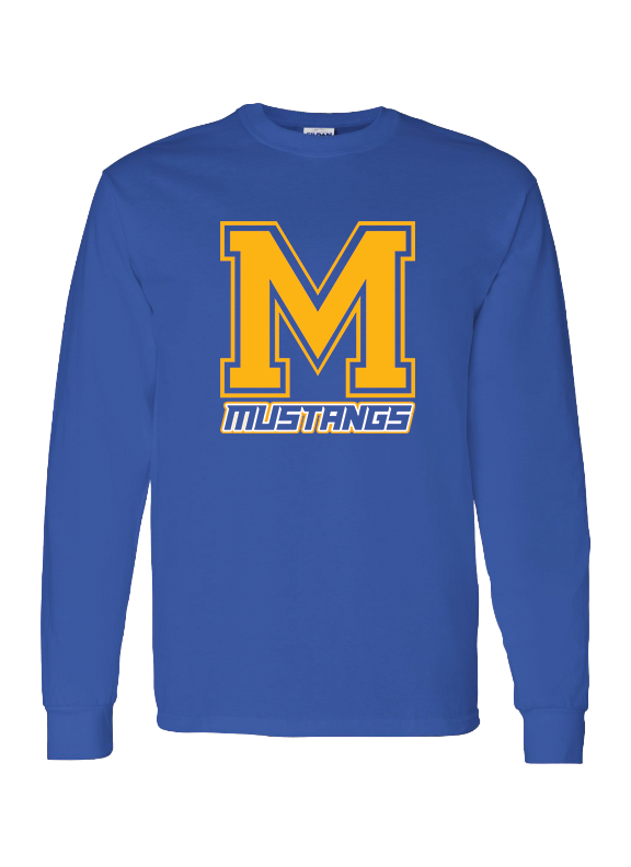 M Mustangs Long Sleeve Shirt