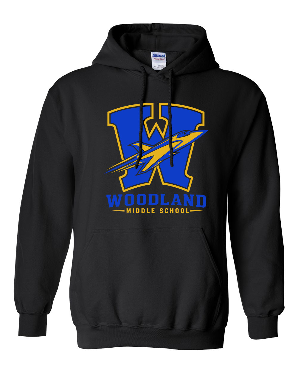 NEW! Woodland Middle School Hooded Sweatshirt (youth/adult)