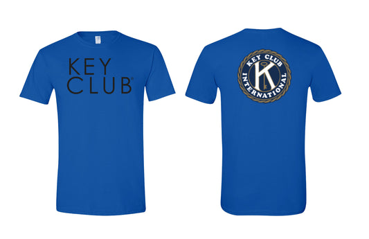 Key Club Crewneck T-Shirt (youth/adult)