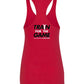 Train For The Game Women's Racerback Tank (additional colors available)