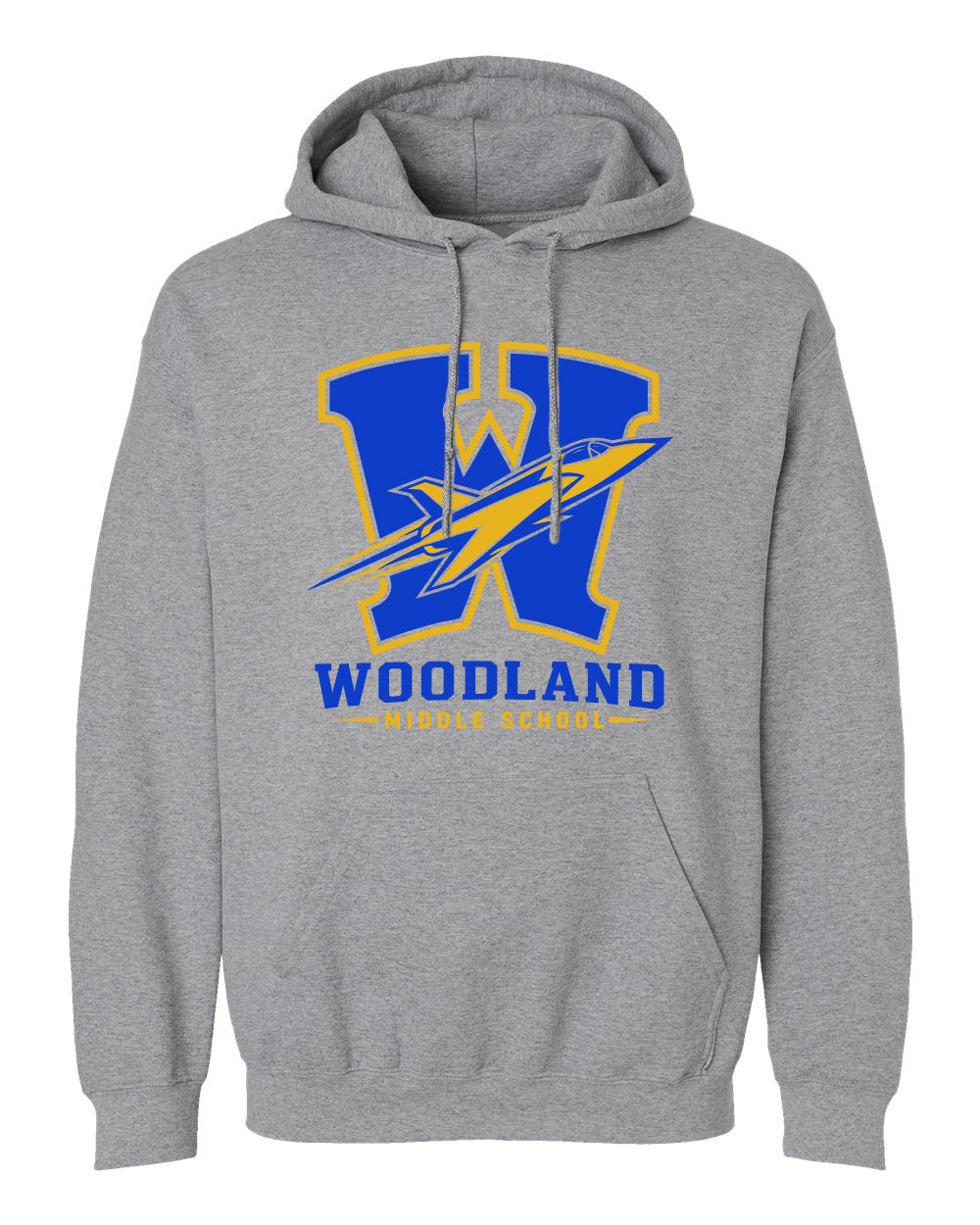 NEW! Woodland Middle School Hooded Sweatshirt (youth/adult)