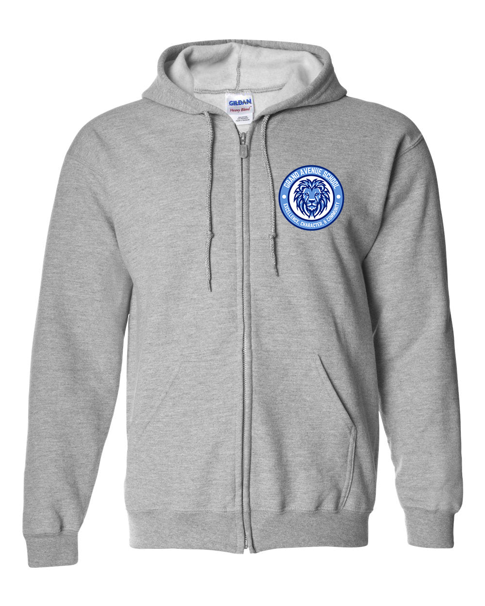 Full-Zip Hooded Sweatshirt (youth/adult)