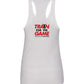 Train For The Game Women's Racerback Tank (additional colors available)