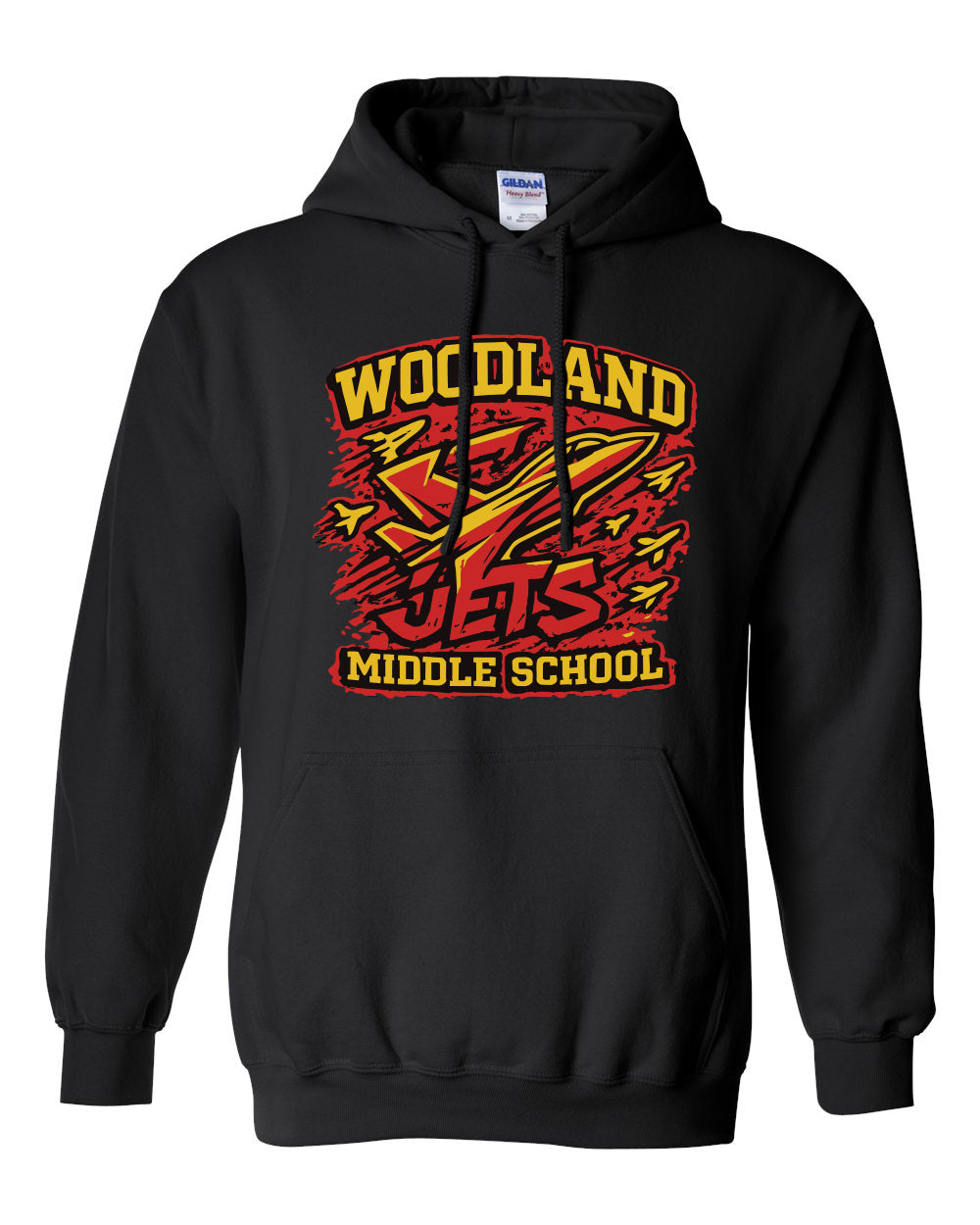 Woodland JETS Hooded Sweatshirt (youth/adult)