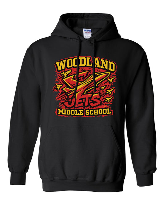 Woodland JETS Hooded Sweatshirt (youth/adult)