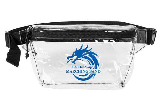 NEW! Blue Dragons Clear Hip Bag