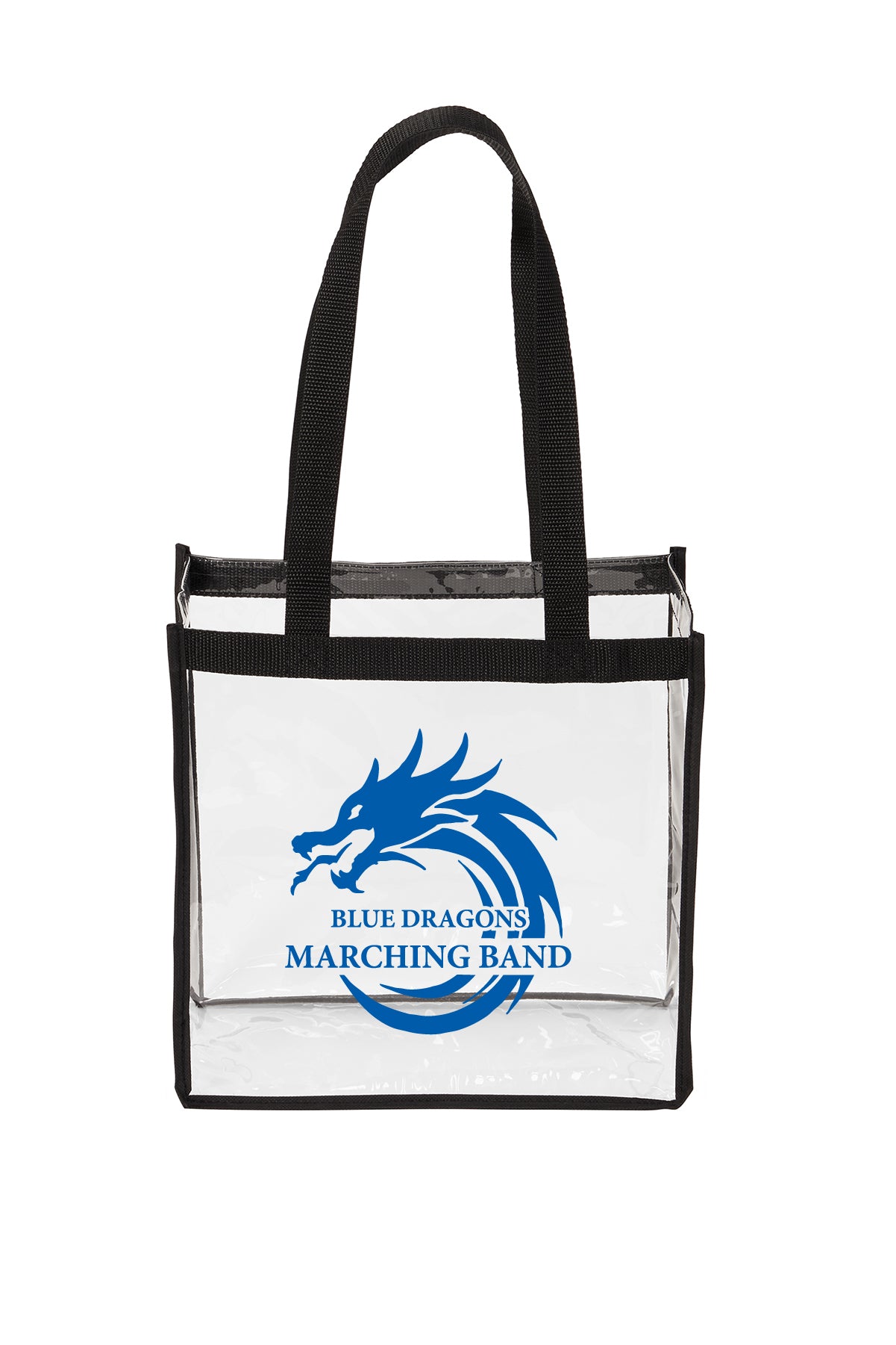 Blue Dragons Clear Tote
