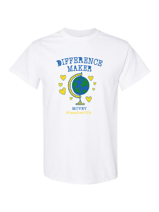 NEW! MCVEY Difference Maker T-Shirt (adult)