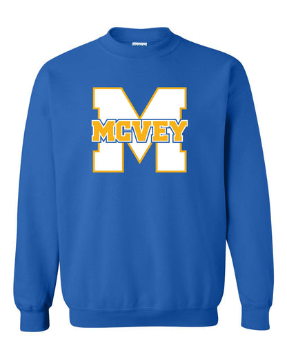 New! MCVEY Youth/Adult Crewneck Sweatshirt (additional colors available)