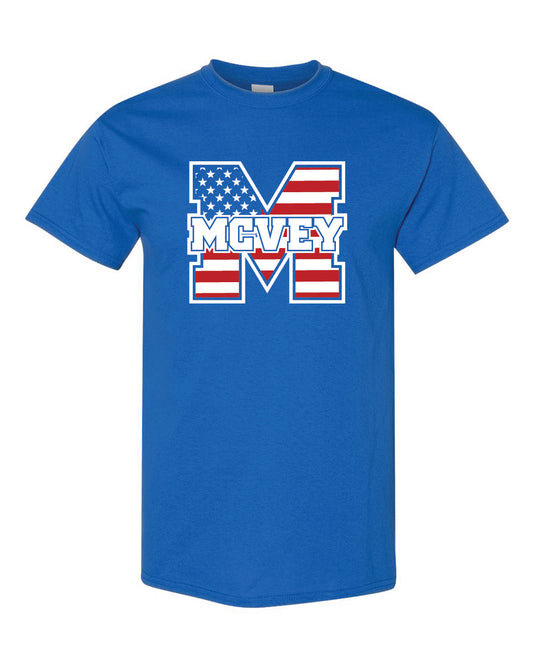 NEW! MCVEY U.S. Flag T-Shirt (youth/adult)