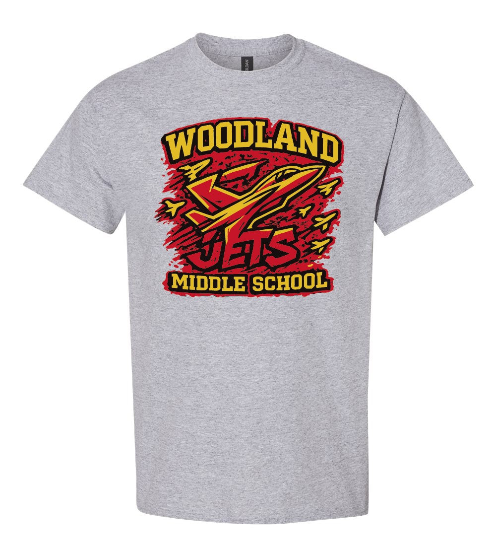 Woodland JETS T-shirt (youth/adult)