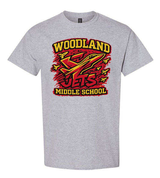 Woodland JETS T-shirt (youth/adult)