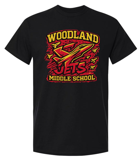 Woodland JETS T-shirt (youth/adult)