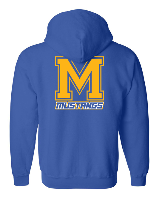 M Mustangs Full-Zip Hooded Sweatshirt