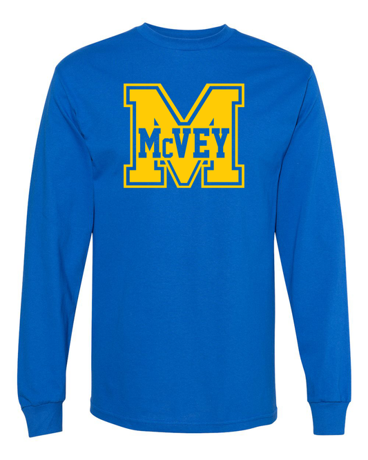 "M" McVey, Youth/Adult Long Sleeve Shirt