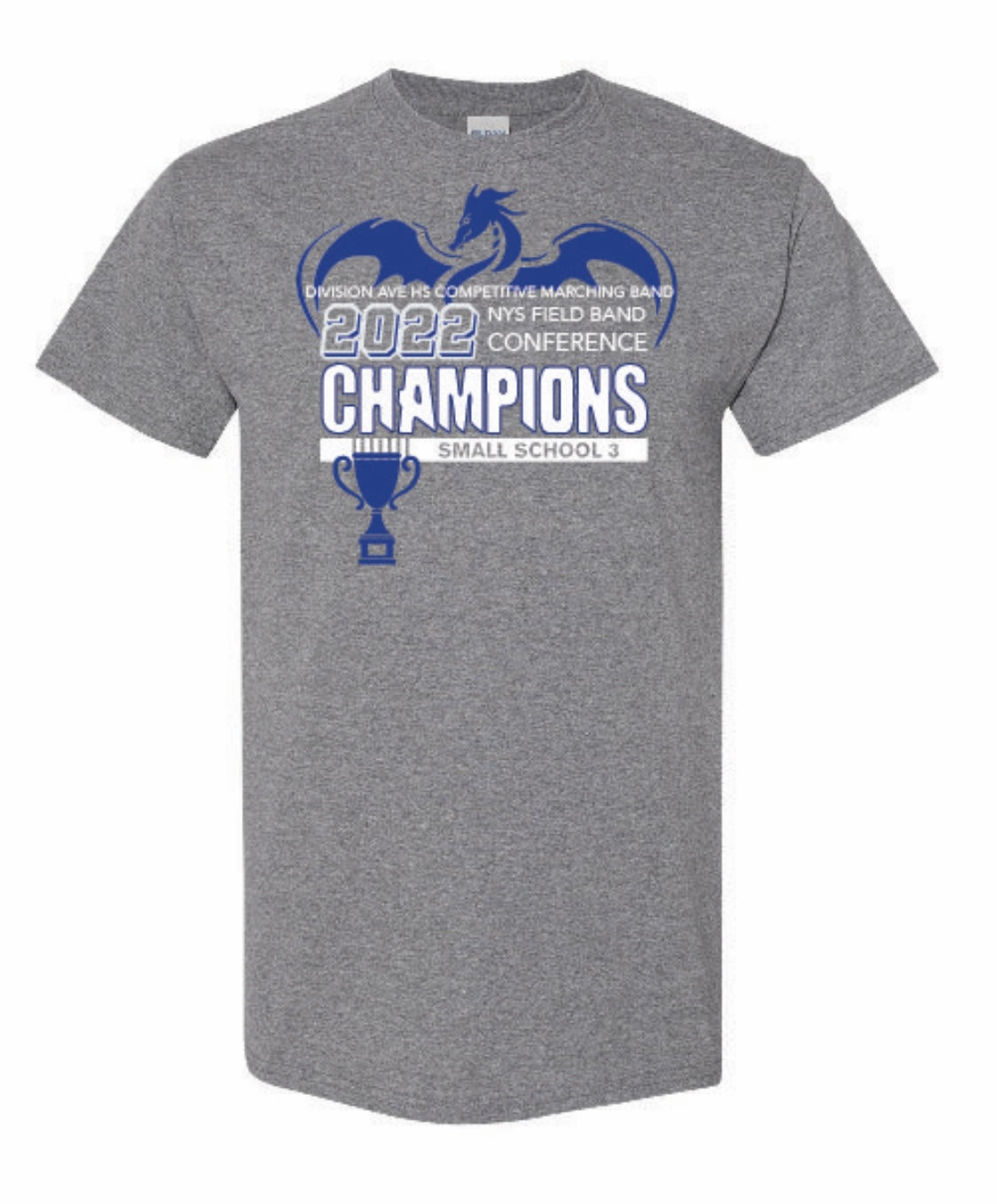 Division Ave HS Marching Band Championship T-Shirt